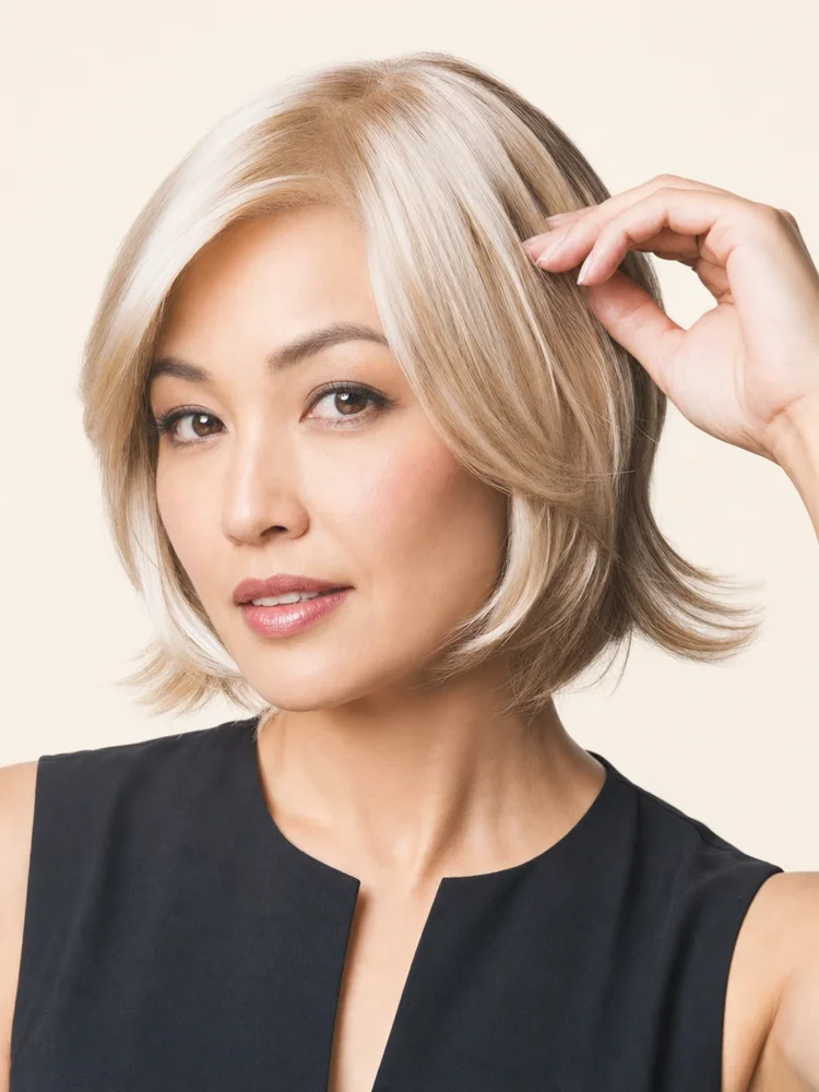 Sentoo Suki | Synthetic Lace Front Wig (Mono Top) — product style image