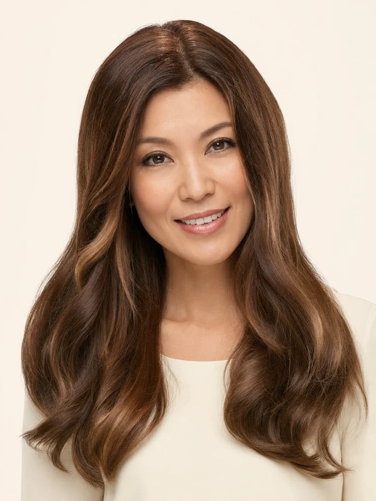 Jon Renau 18" Top Form Exclusive Colors | Remy Human Hair Topper (Full Mono)|假髮選款展示