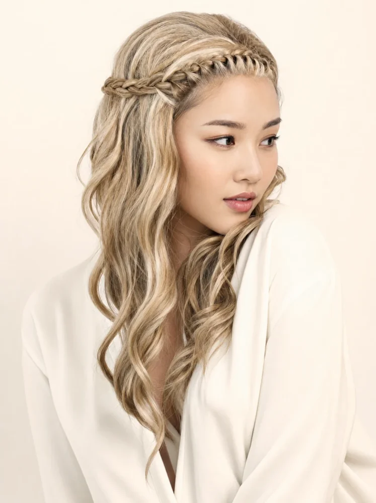 Forever Young Lolita Long Side Braid | HF Synthetic Lace Front Wig (Mono Part) | DISCONTINUED|假髮選款展示