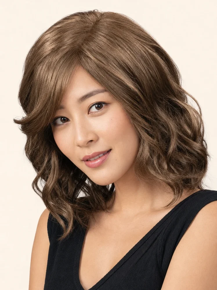 TressAllure Mid-Length Beach Waves Shag | Synthetic Lace Front Wig (Hand-Tied) | DISCONTINUED|假髮選款展示