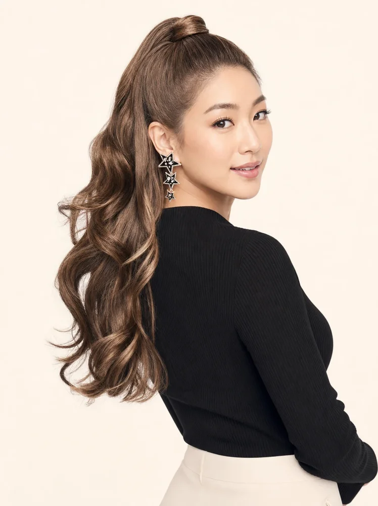 Hairdo 23" Long Wave Pony | HF Synthetic Ponytail (Wrap-Around)|假髮選款展示