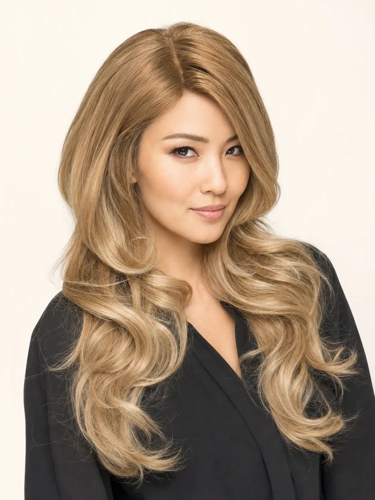 Wig Pro Liz B | Human Hair Lace Front Wig (Mono Top) — product style image