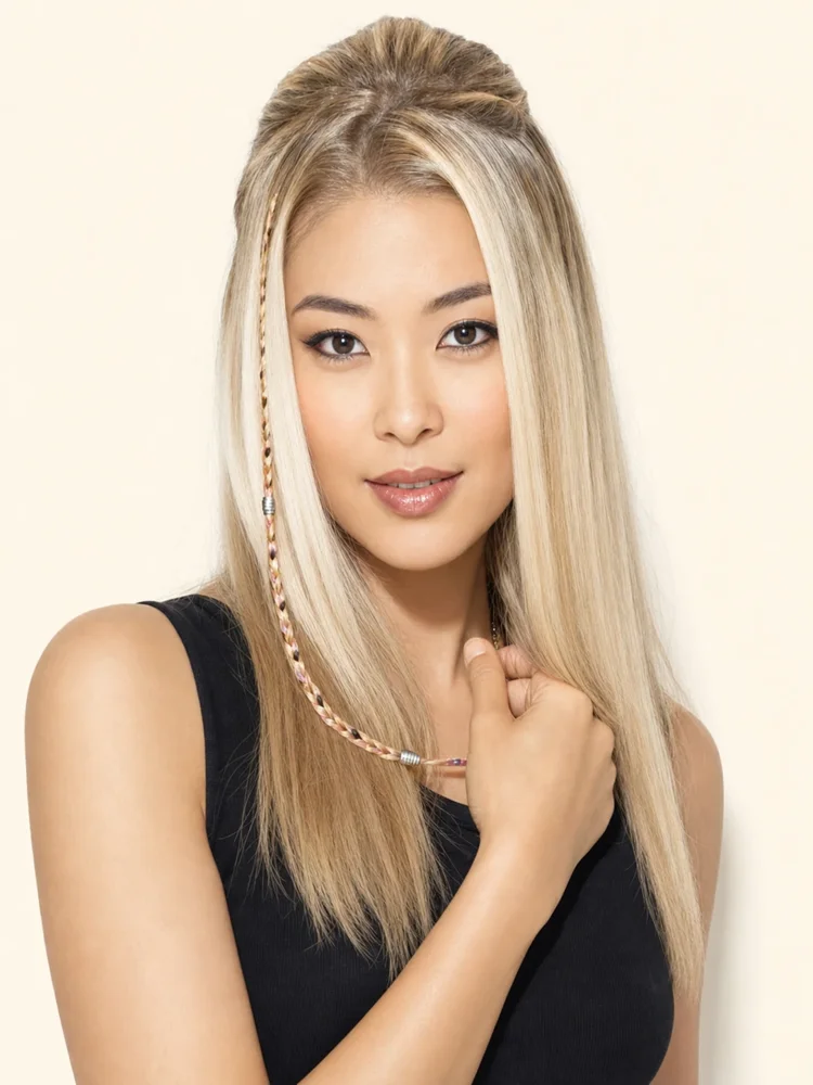 PutOnPieces Clip-In Beaded Braid — product style image
