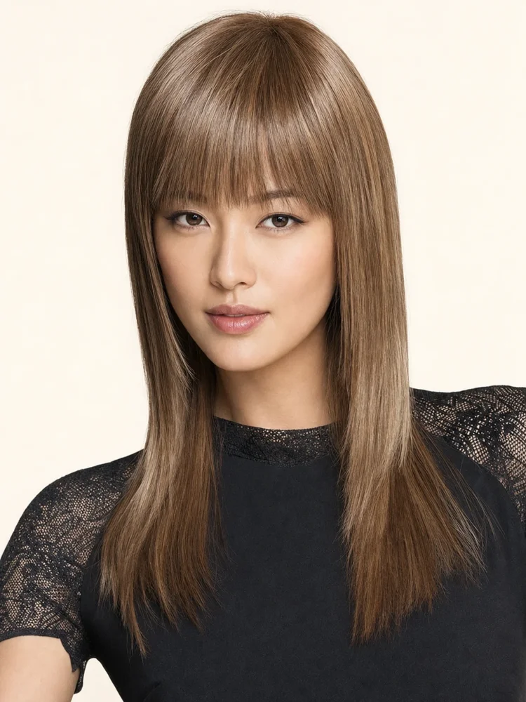 TressAllure Sleek & Straight | HF Synthetic Wig (Mono Crown)|假髮選款展示
