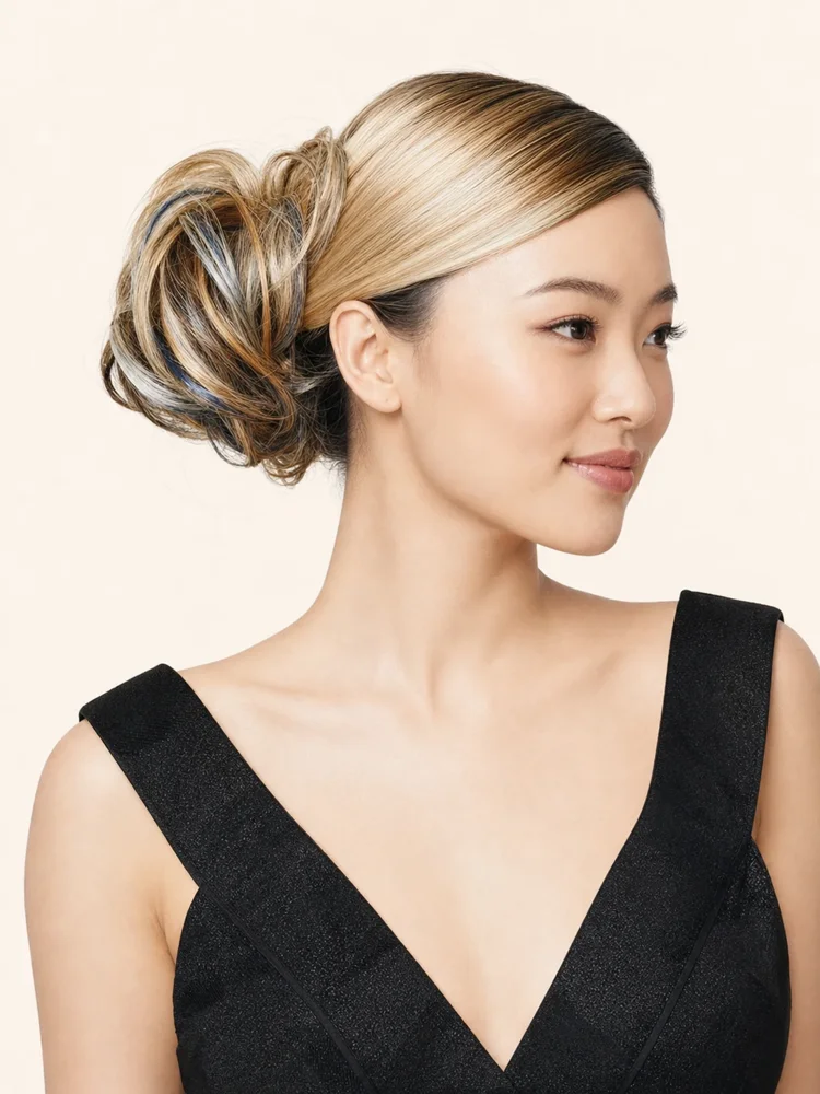 Hairdo Color Splash Wrap | HF Synthetic Hair Wrap — product style image