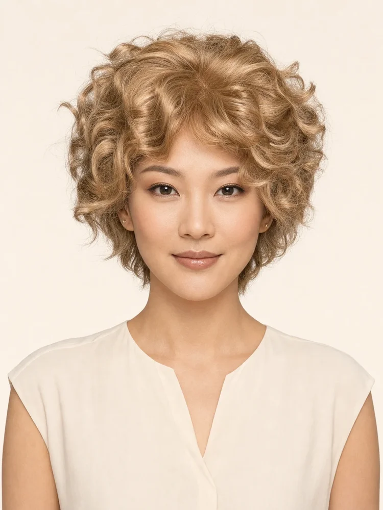 Wig Pro Sunny | Human Hair Wig (Hand-Tied) — product style image