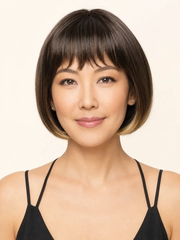 Rene of Paris Vina | Short Synthetic Wig (Mono Part) — product style image
