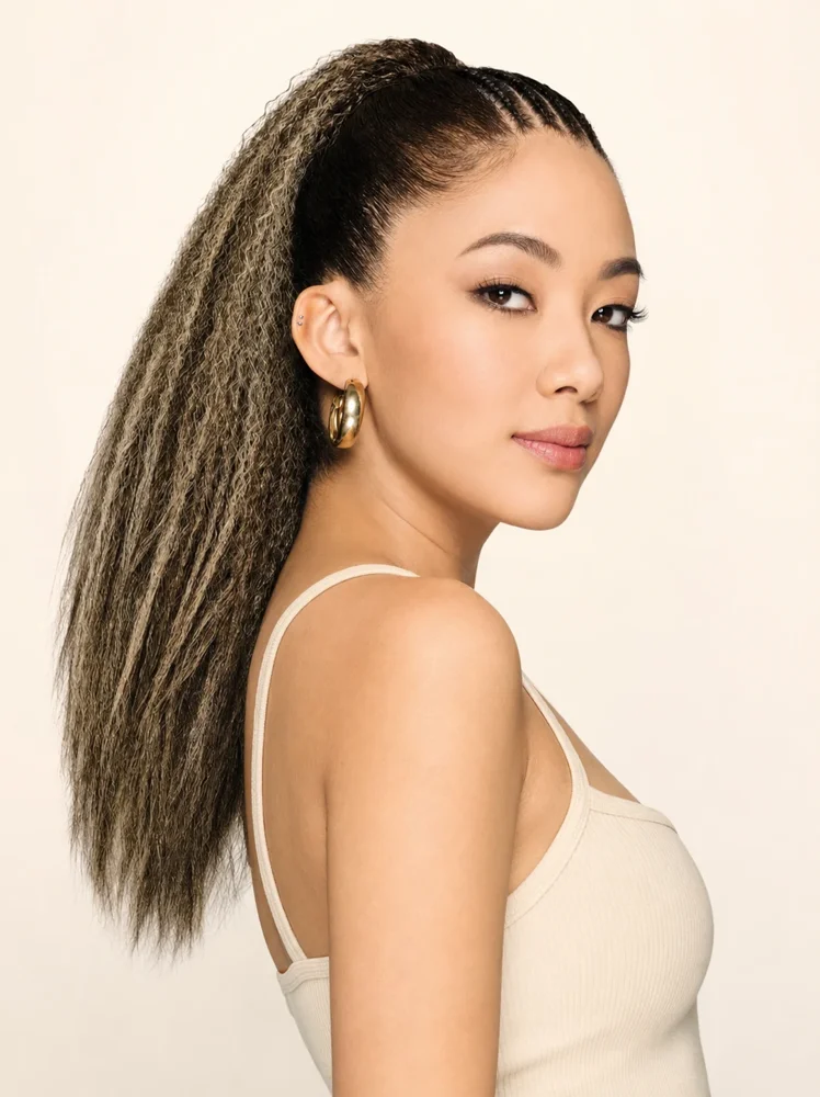 Kim Kimble 21" Crimped Pocket Pony | Synthetic Hairpiece|假髮選款展示