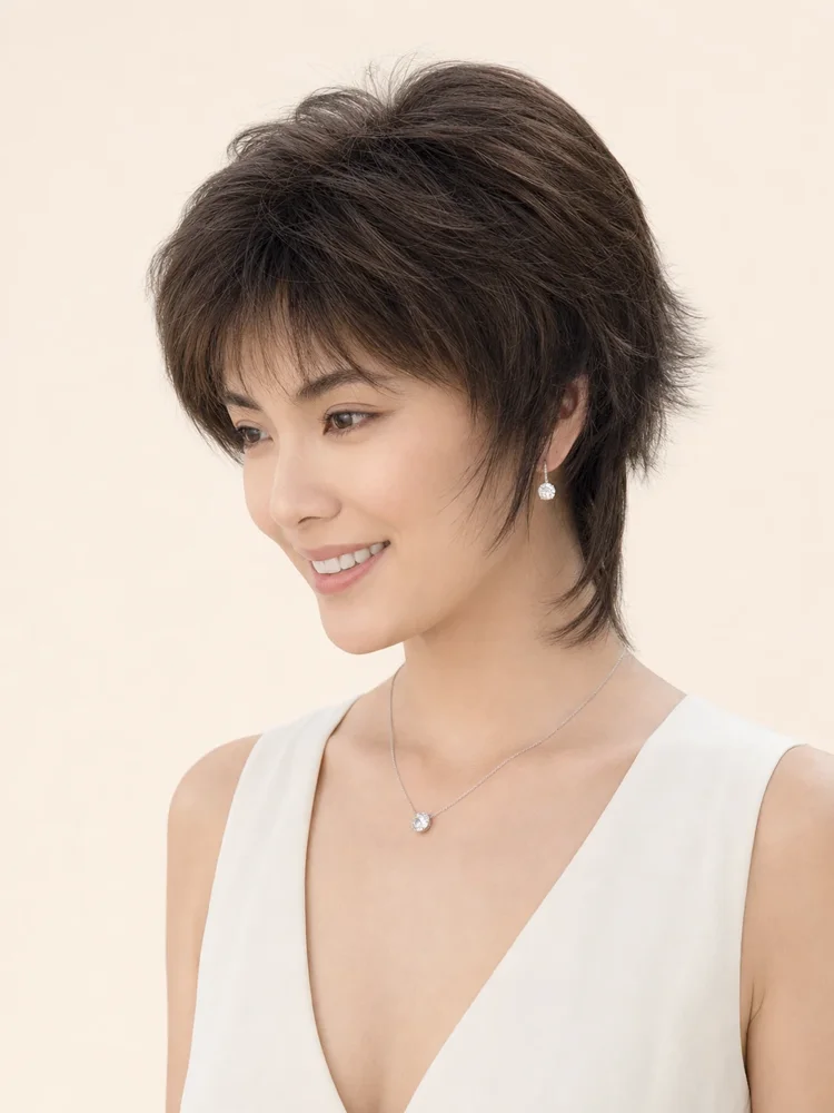 Noriko Millie Gradient | Synthetic Wig (Basic Cap) — product style image