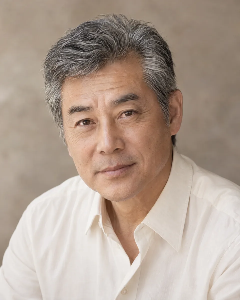 男士假髮|香港|男士自然白髮比例造型示意